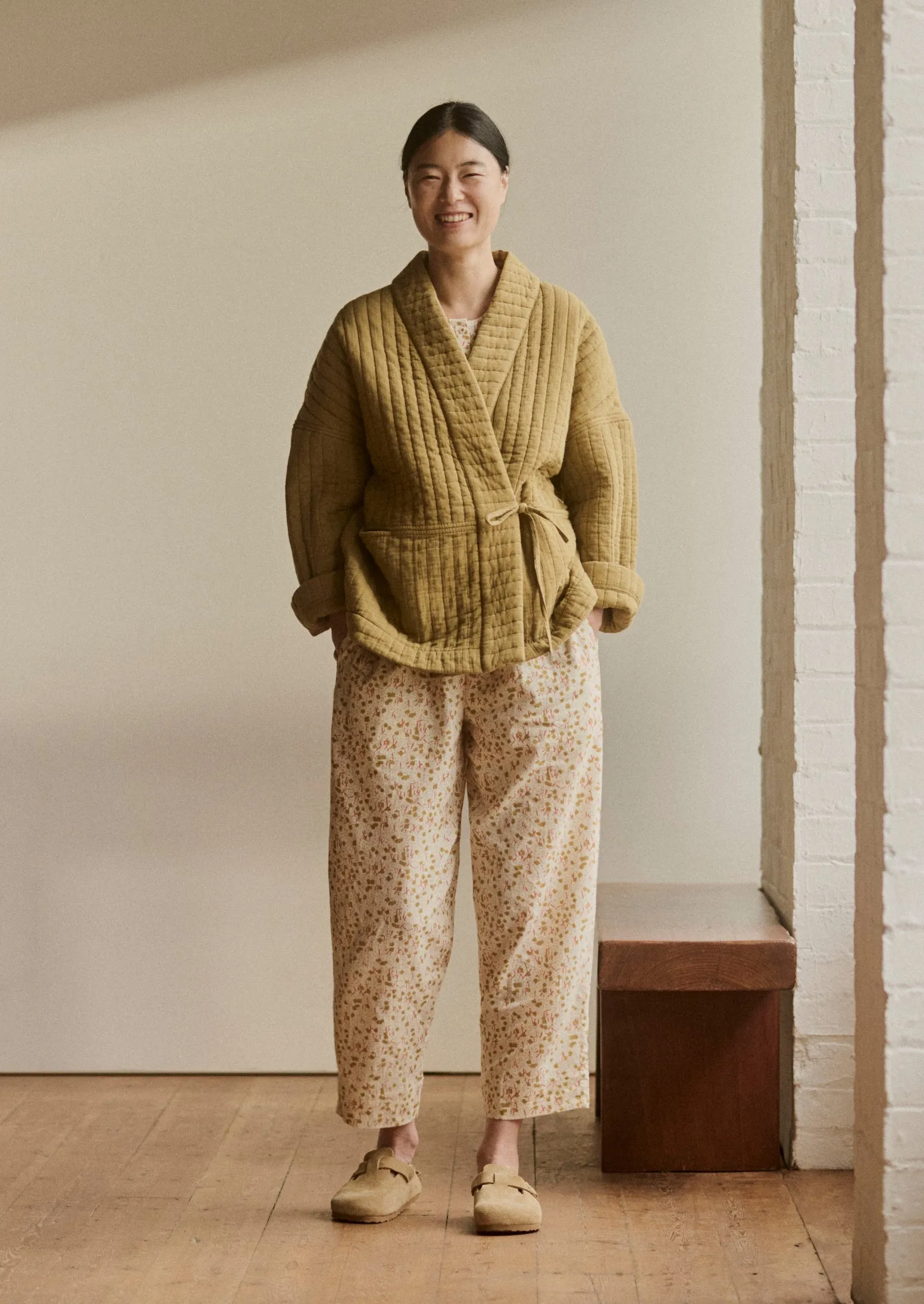 Scattered Kite Print Cotton Pyjamas | Ecru/Multi sold by TOAST product image thumbnail 3