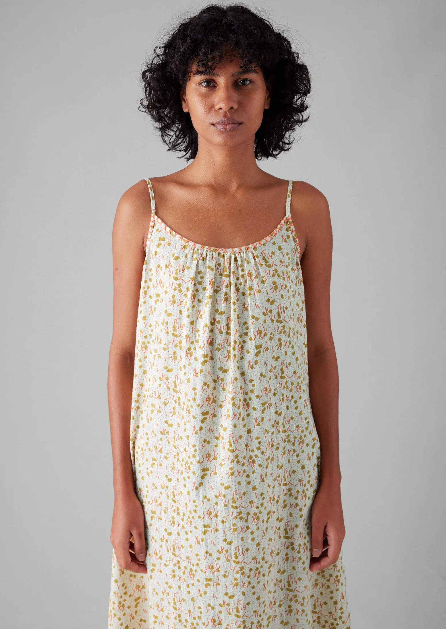 Scattered Kite Print Cotton Nightdress | Ecru/Multi sold by TOAST product image thumbnail 5