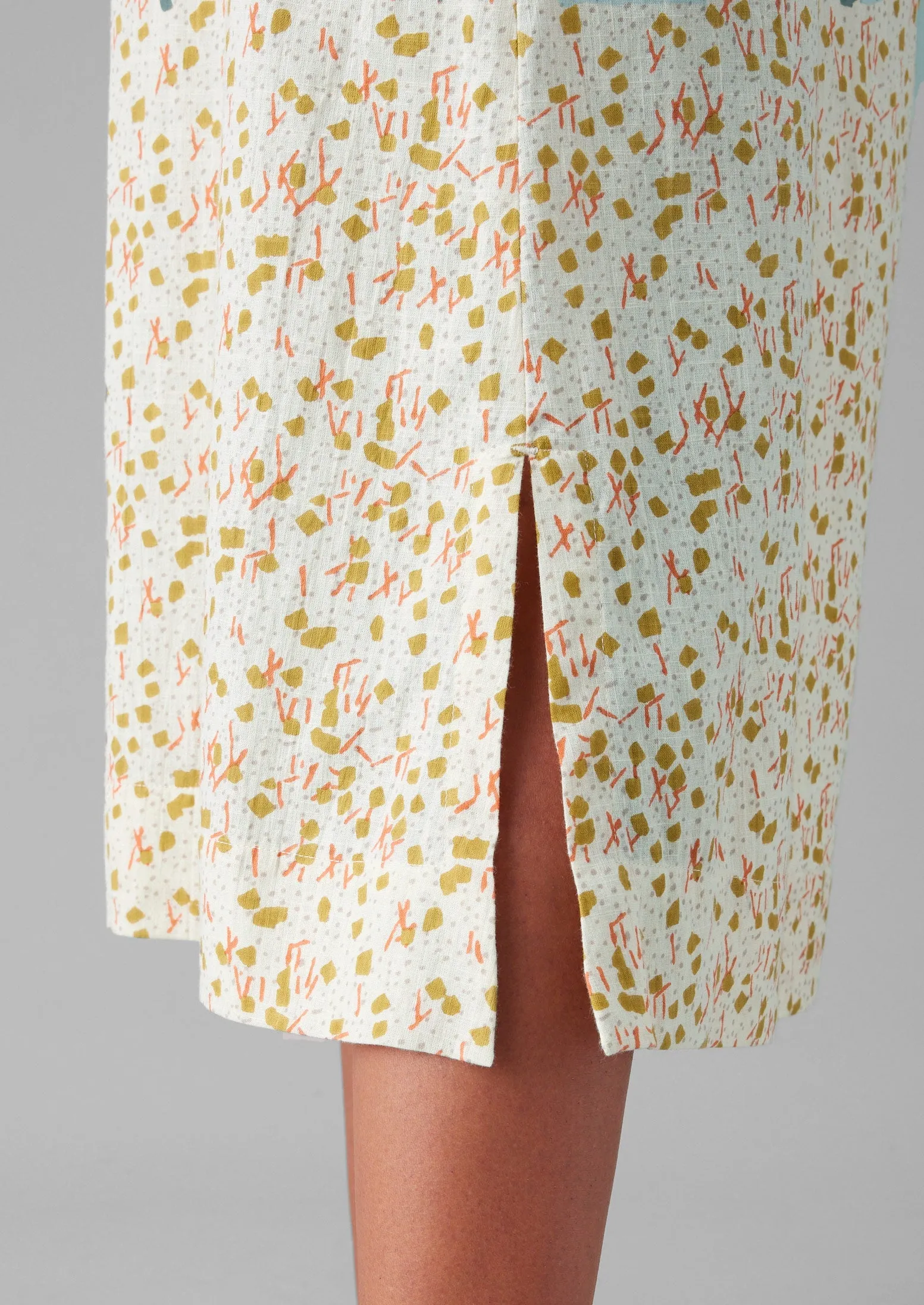 Scattered Kite Print Cotton Nightdress | Ecru/Multi sold by TOAST product image thumbnail 4