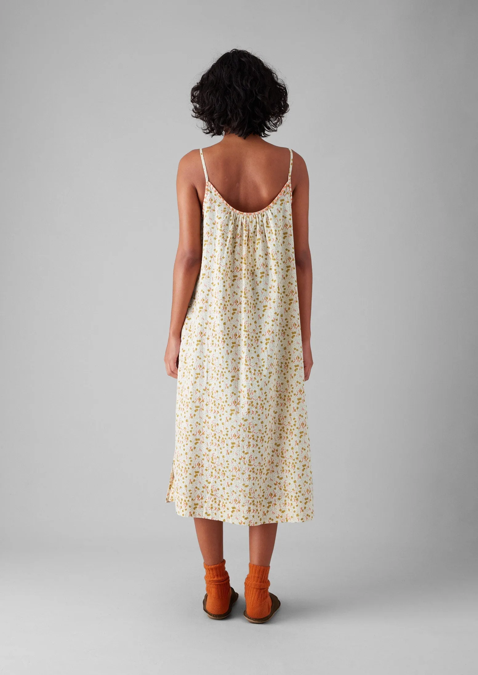 Scattered Kite Print Cotton Nightdress | Ecru/Multi sold by TOAST product image thumbnail 3