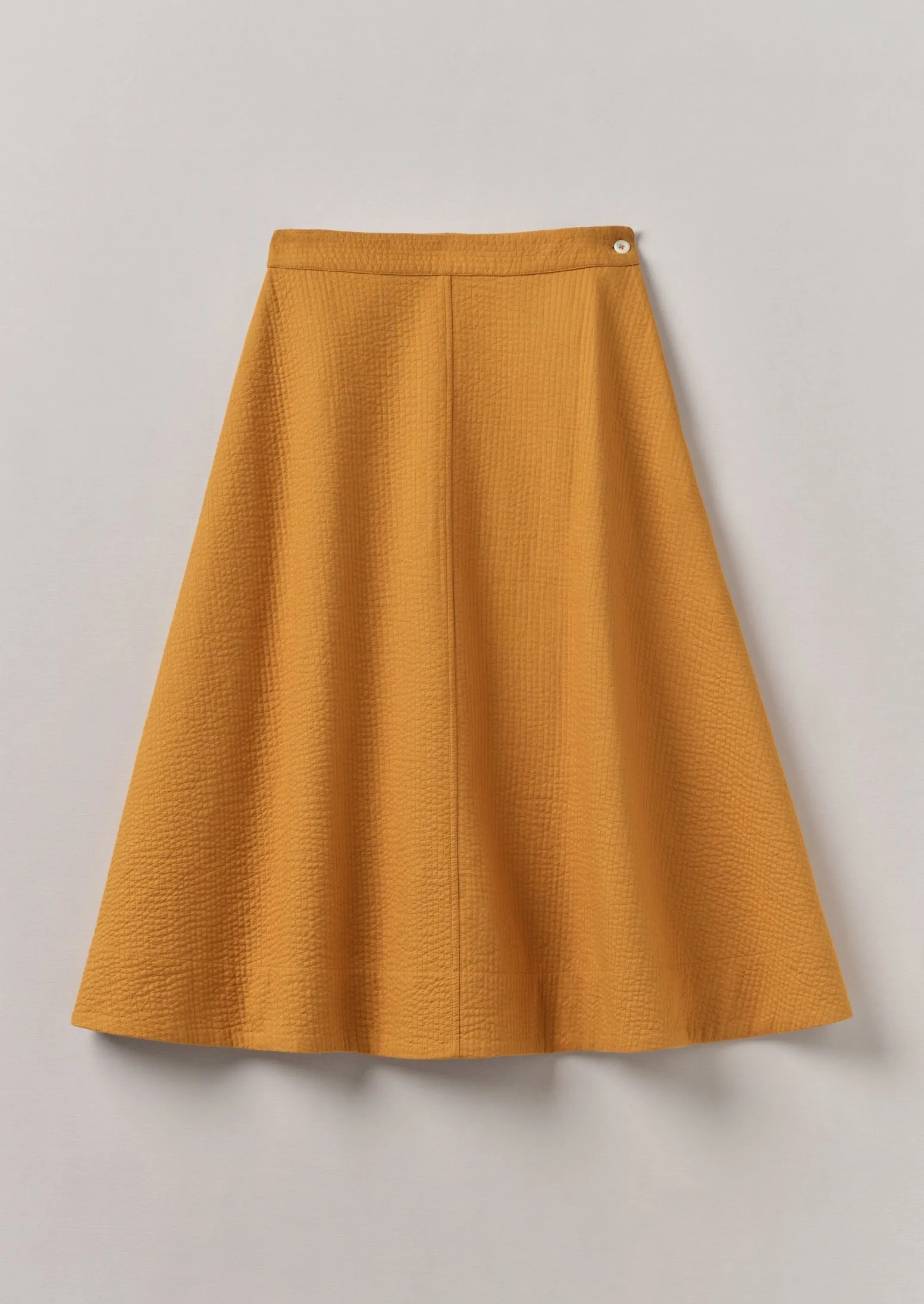 Quilted Cotton Linen Skirt | Tilia Honey sold by TOAST