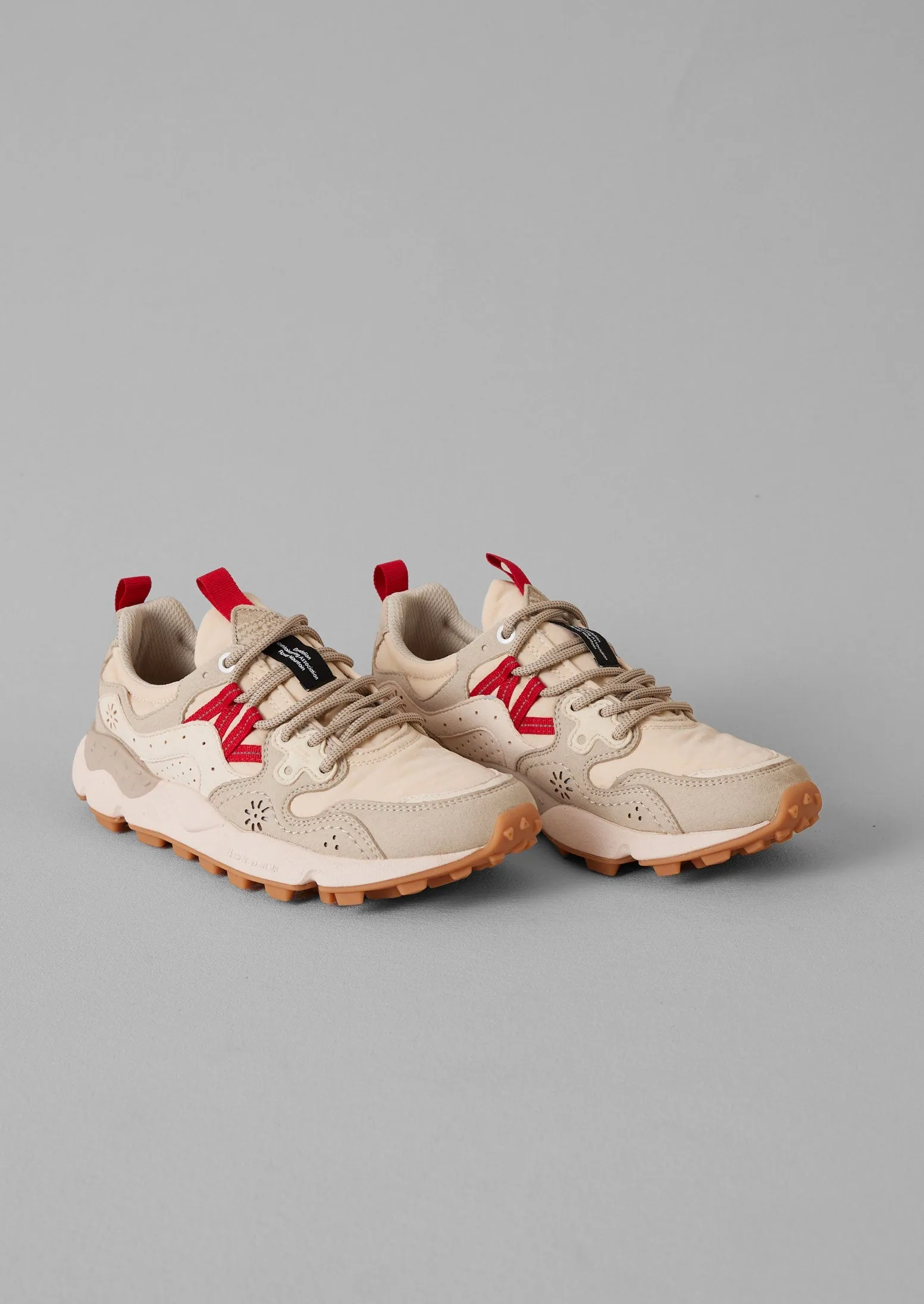 Flower Mountain Yamano Kaiso Trainers | Cherry/Chalk sold by TOAST product image thumbnail 3