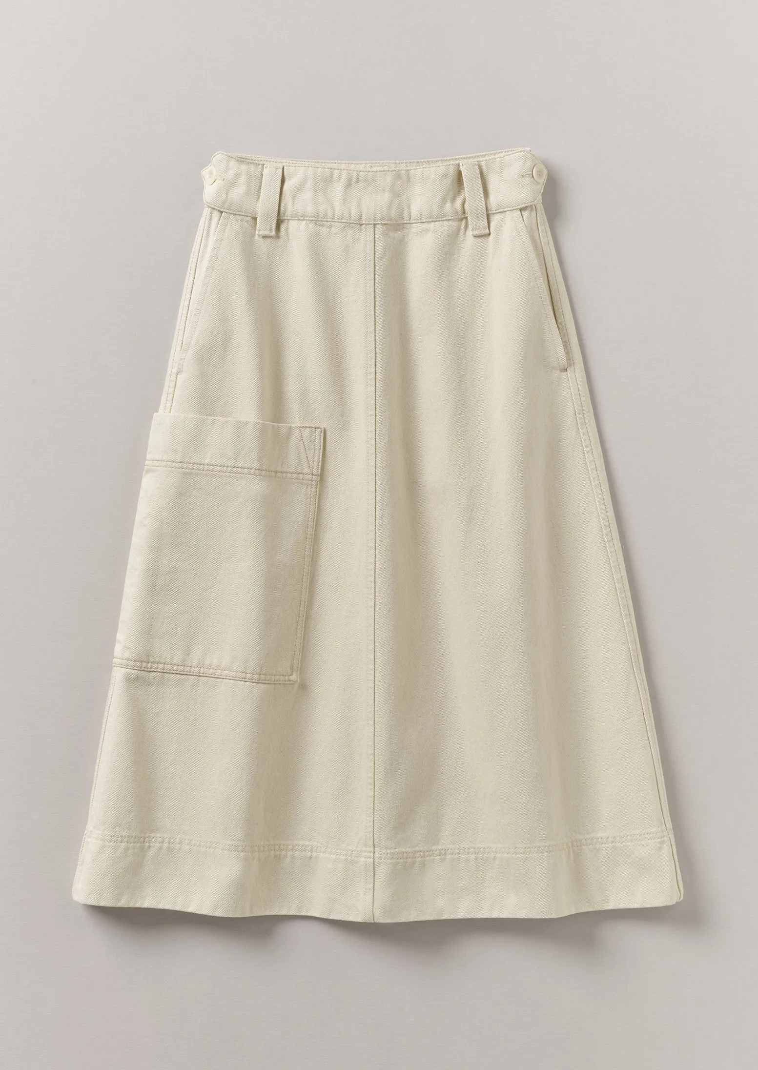 Denim Skirt | Ecru sold by TOAST