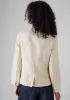Garment Dyed Cotton Linen Neat Jacket | Parchment sold by TOAST