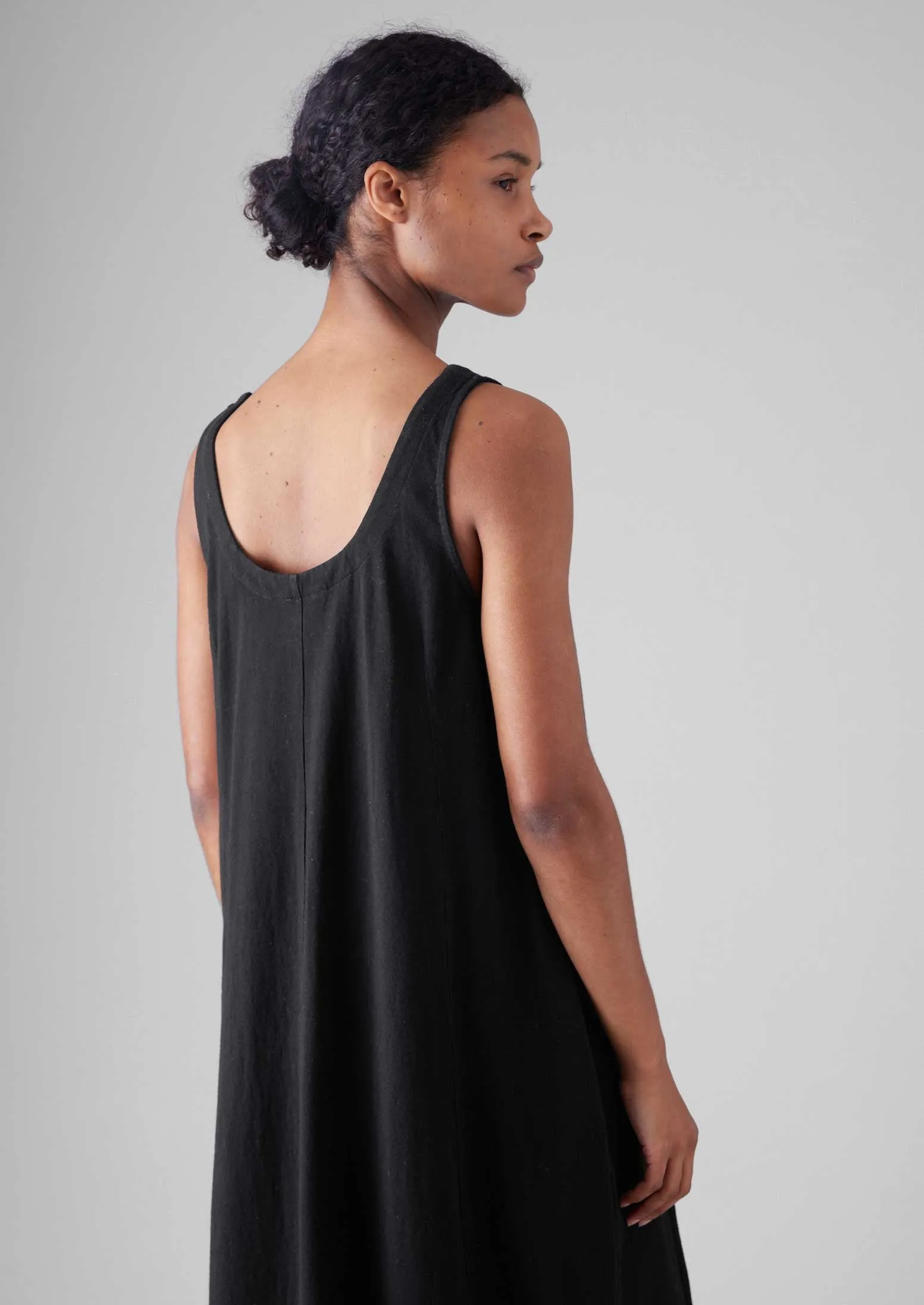 Jersey Cotton Easy Dress | Washed Black sold by TOAST product image thumbnail 3