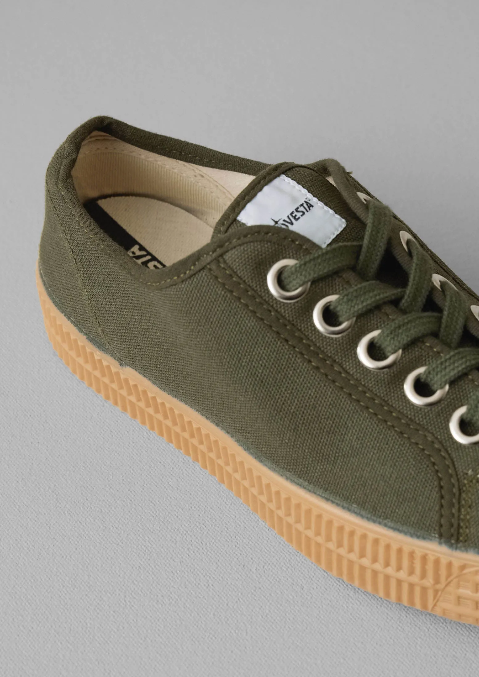 Novesta Star Master Plimsolls | Khaki sold by TOAST product image thumbnail 4