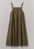 Garment Dyed Linen Apron Dress | Pear sold by TOAST