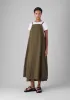 Garment Dyed Linen Apron Dress | Pear sold by TOAST