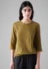 Cotton Half Sleeve Lounge Tee | Durian Green sold by TOAST
