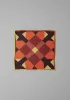 Pinwheel Print Silk Bandana | Plum sold by TOAST