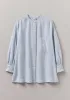 Garment Dyed Linen Oversized Shirt | Egg Blue sold by TOAST