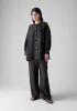 Garment Dyed Linen Oversized Shirt | Black Pepper sold by TOAST