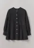 Garment Dyed Linen Oversized Shirt | Black Pepper sold by TOAST