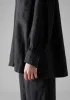 Garment Dyed Linen Oversized Shirt | Black Pepper sold by TOAST