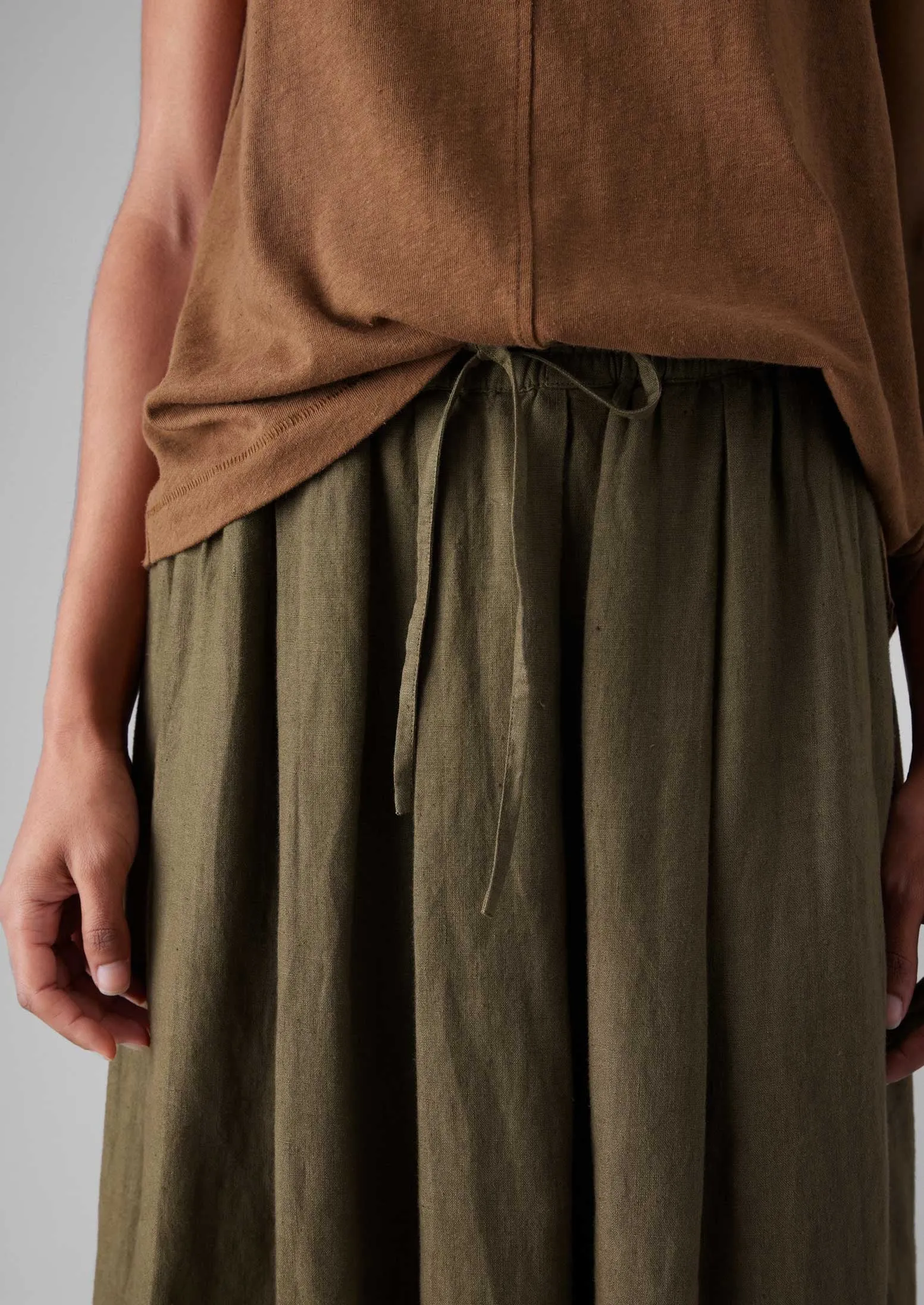Garment Dyed Linen Skirt | Pear sold by TOAST product image thumbnail 3