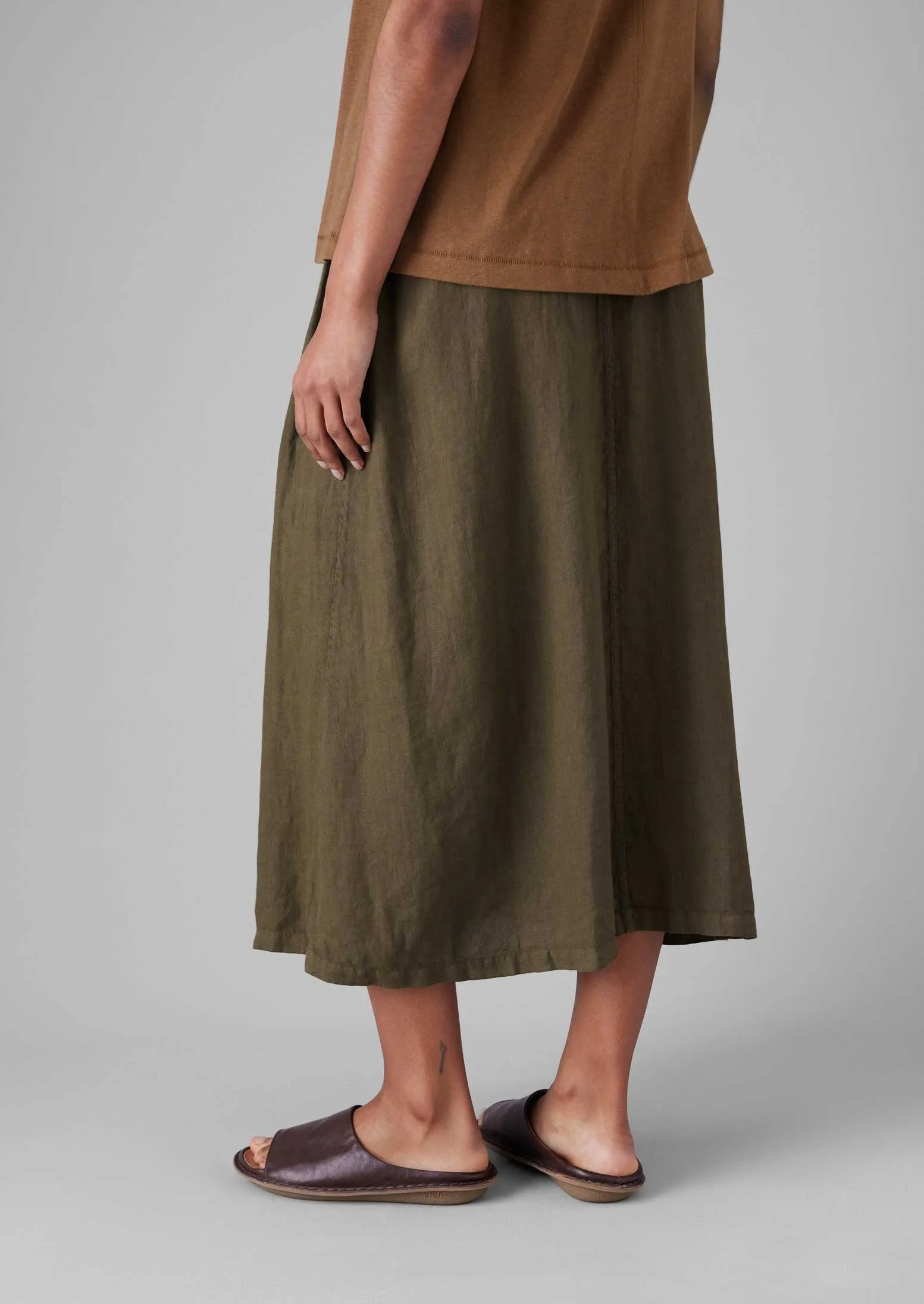 Garment Dyed Linen Skirt | Pear sold by TOAST product image thumbnail 4