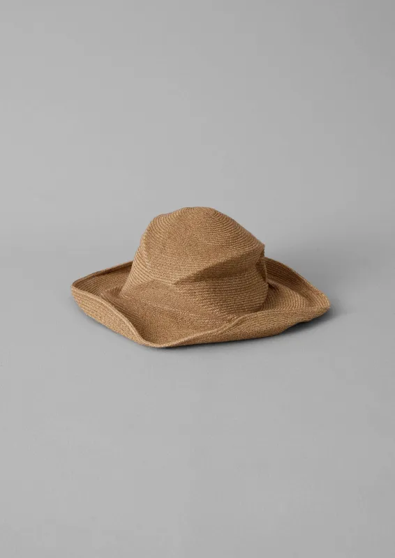 Decho Crushed Washi Paper Hat | Natural sold by TOAST