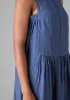 Garment Dyed Linen Panelled Dress | Cornflower sold by TOAST