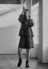 Check Cotton Linen Smock | Slate sold by TOAST