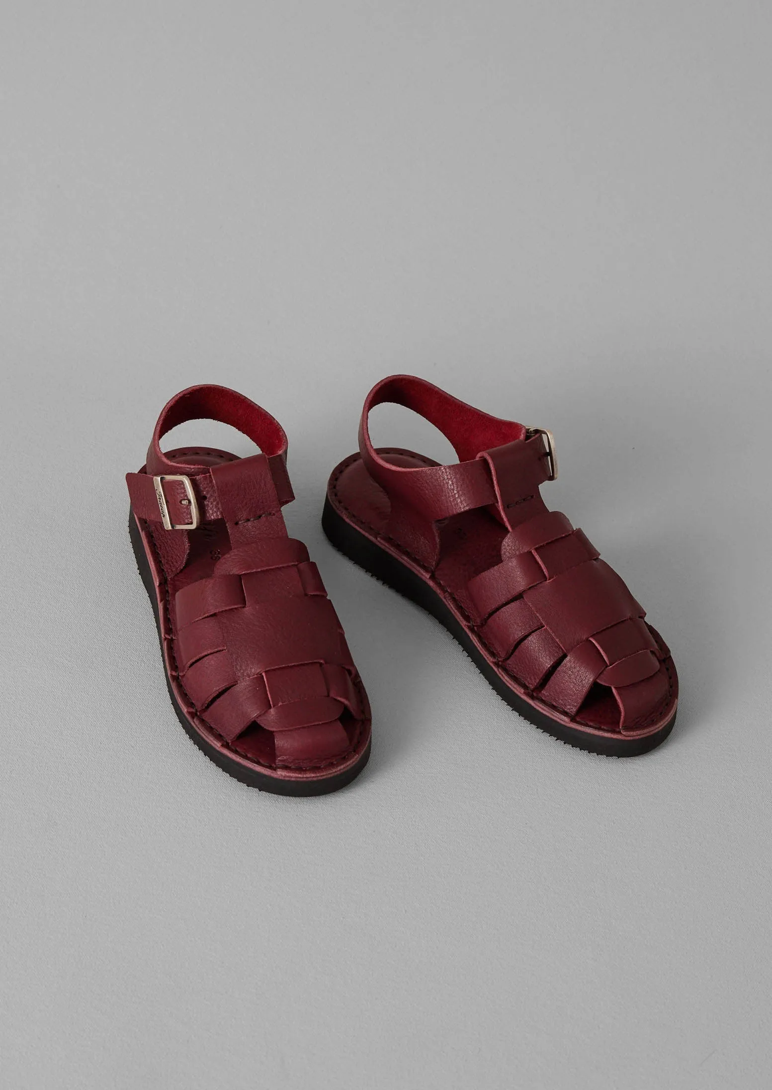 Fracap Ola Sandals | Bordeaux sold by TOAST