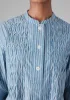 Dash Stripe Pintuck Shirt | Chambray Blue sold by TOAST