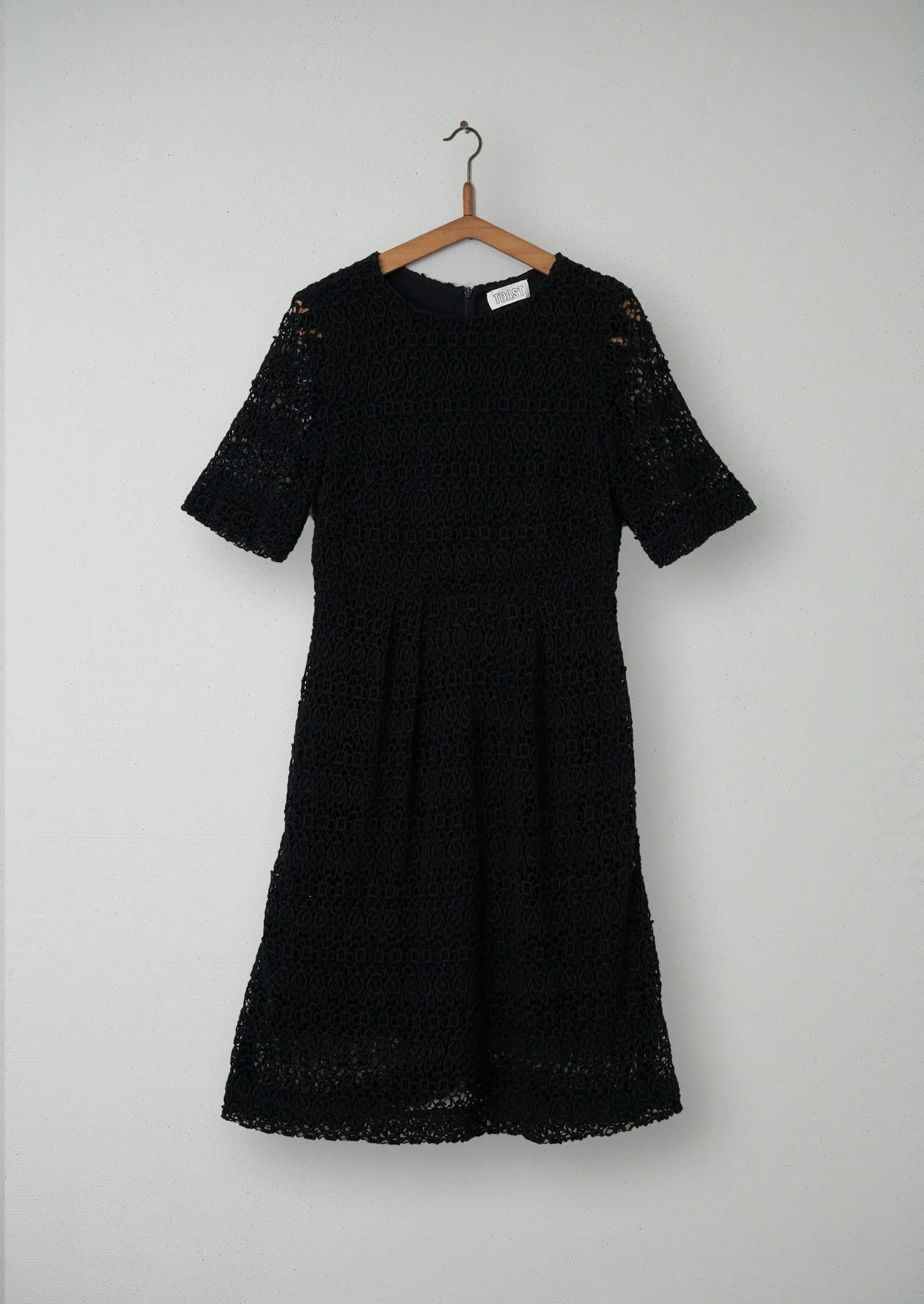 Reworn Lace Dress Size 12 (113) | Black sold by TOAST