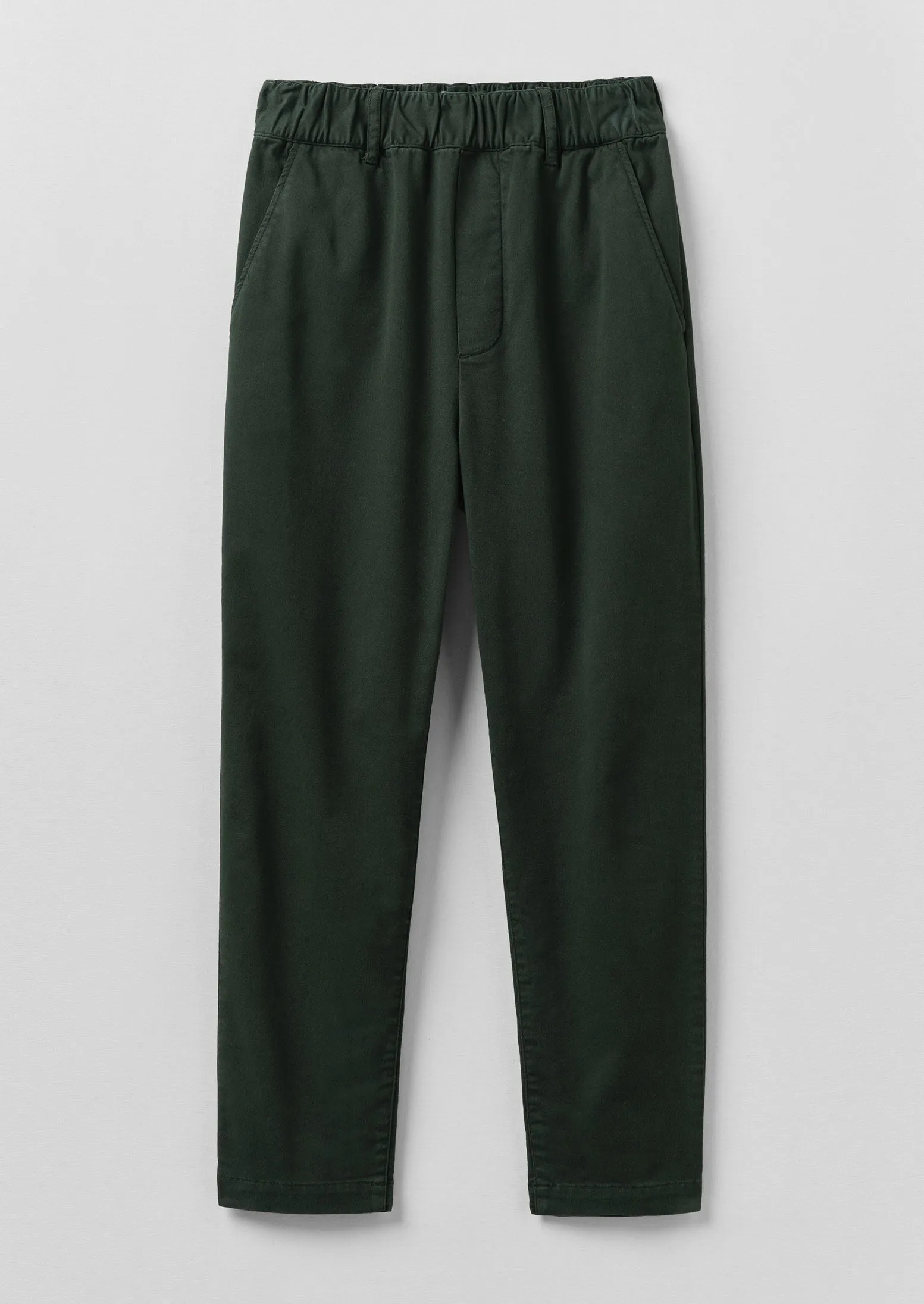 Gabi Cotton Pull On Trousers | Pine sold by TOAST product image thumbnail 5