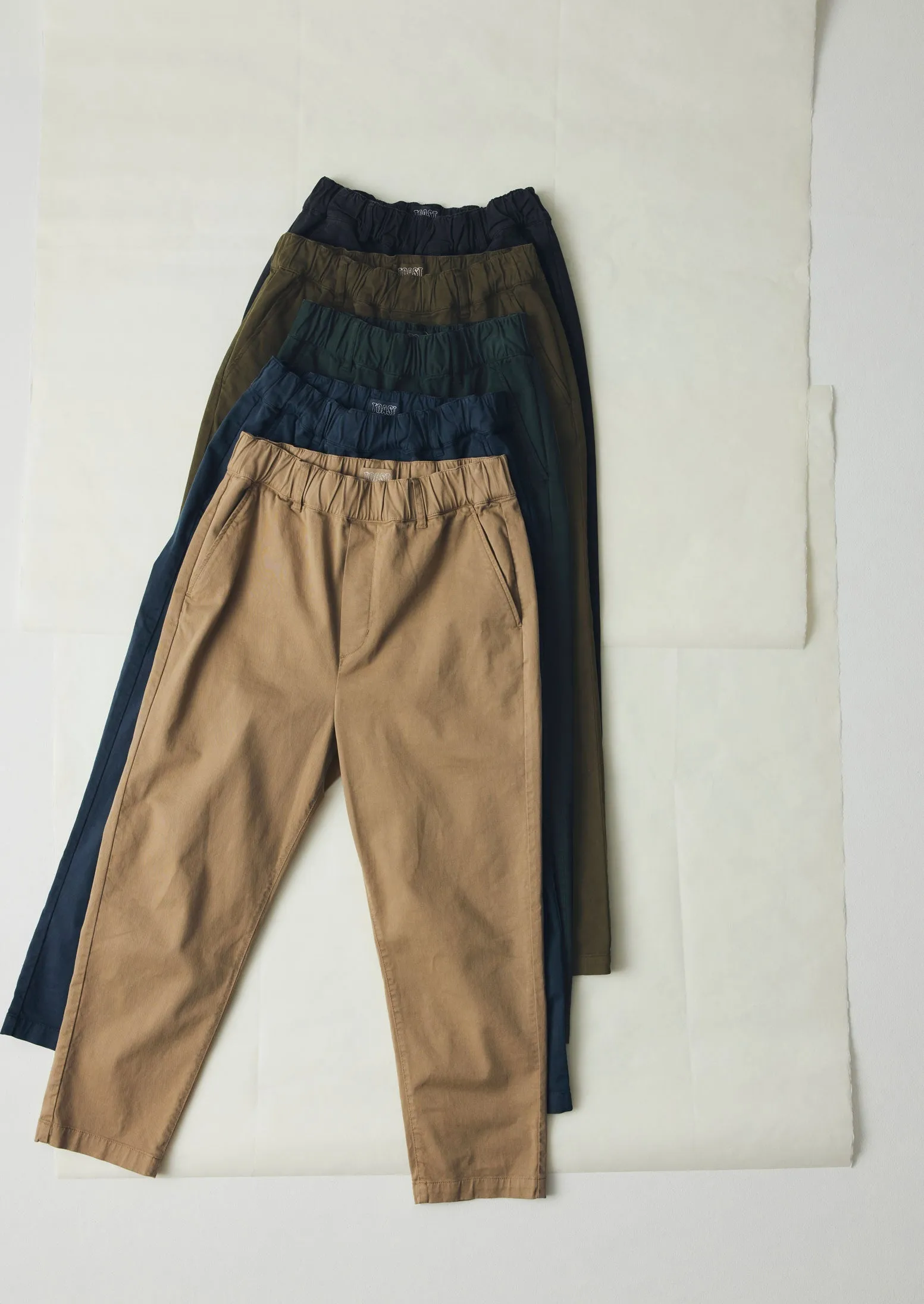 Gabi Cotton Pull On Trousers | Pine sold by TOAST product image thumbnail 4