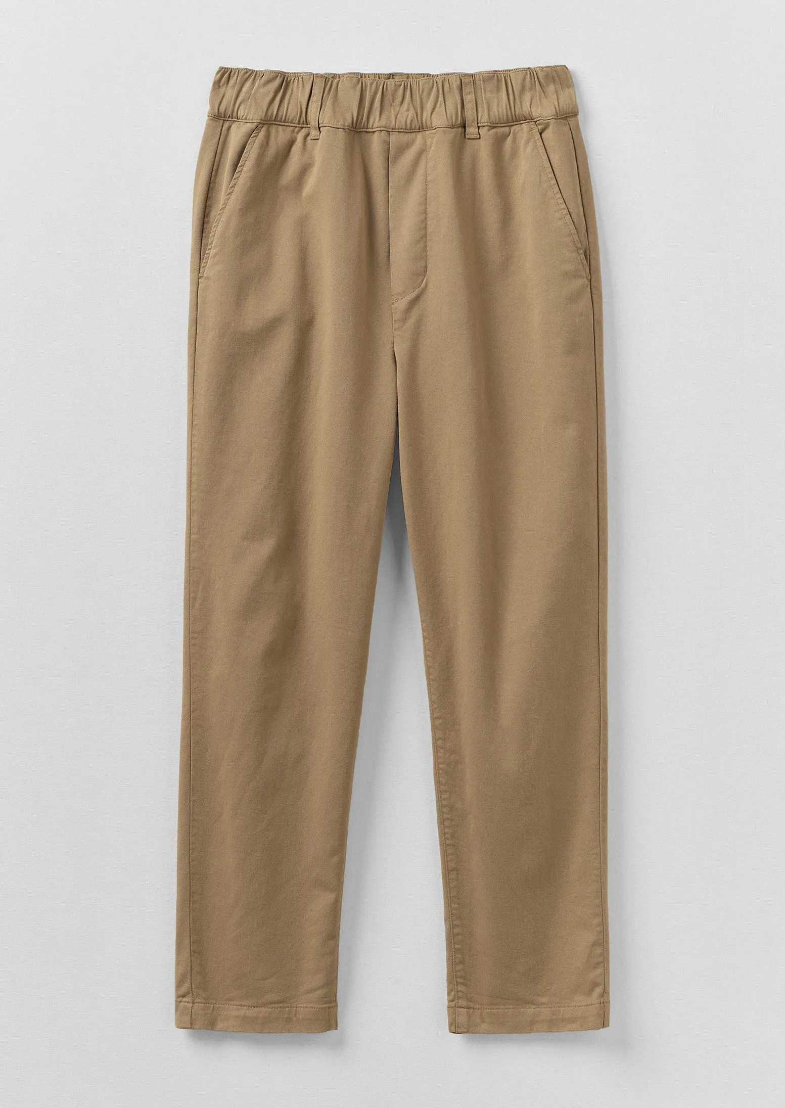 Gabi Cotton Pull On Trousers | Ash Brown sold by TOAST product image thumbnail 5