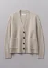 Ffion Wool Cashmere Boxy Cardigan | Putty sold by TOAST