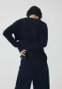 Ffion Wool Cashmere Boxy Cardigan | Darkest Navy sold by TOAST