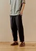 Alfie Garment Dyed Linen Trousers | Slate sold by TOAST