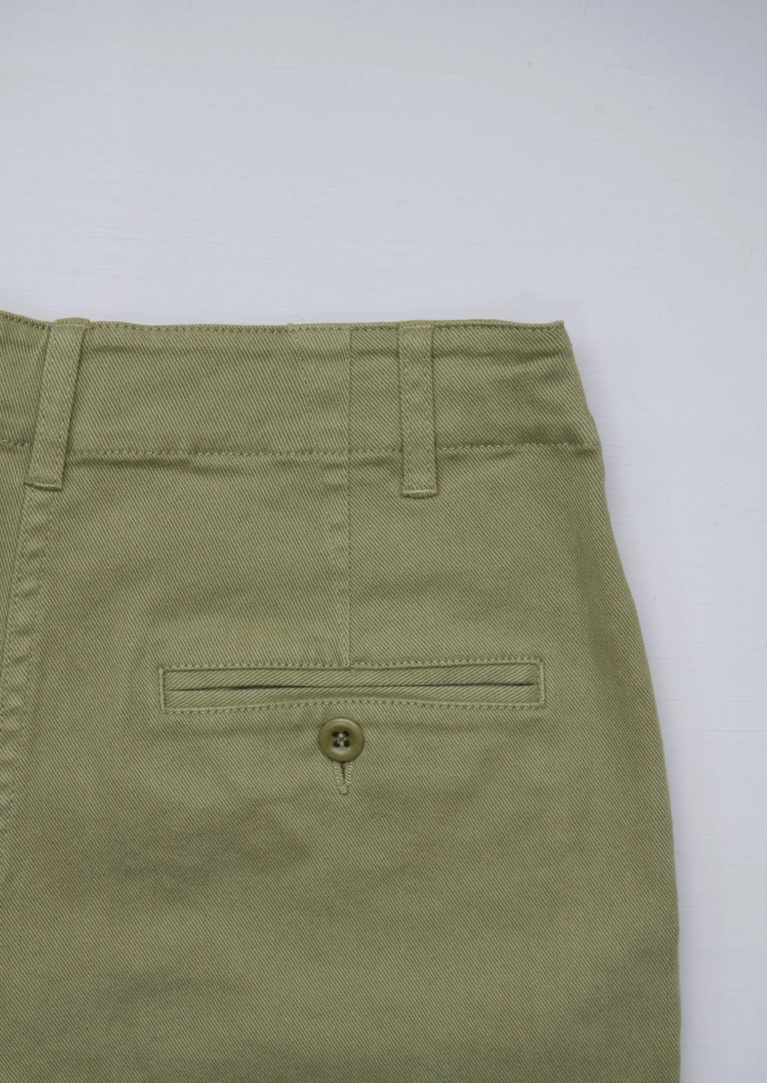 Reworn Workwear Trousers Size 8 (495) | Dusted Sage sold by TOAST product image thumbnail 2