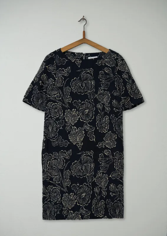 Reworn Batik Print Dress Size 8 (773) | Multi sold by TOAST