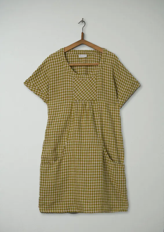 Reworn Check Dress Size 12 (766) | Multi sold by TOAST