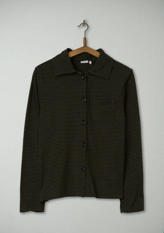 Reworn Stripe Cotton Jersey Shirt Size M (034) | Multi sold by TOAST