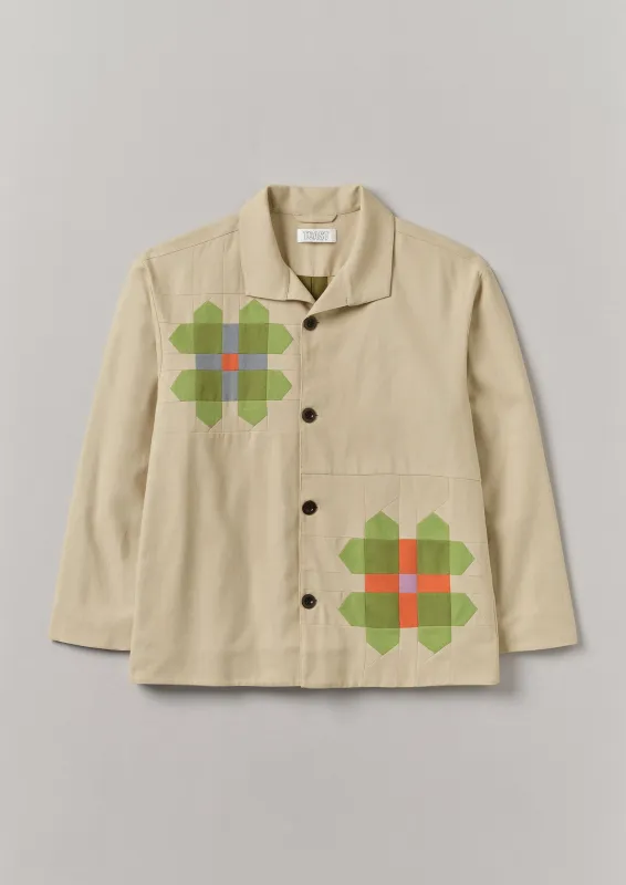 Patchwork Pinwheel Cotton Jacket | Multi sold by TOAST