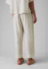 Stripe Block Print Pyjama Trousers | Chalk/Mid Blue sold by TOAST