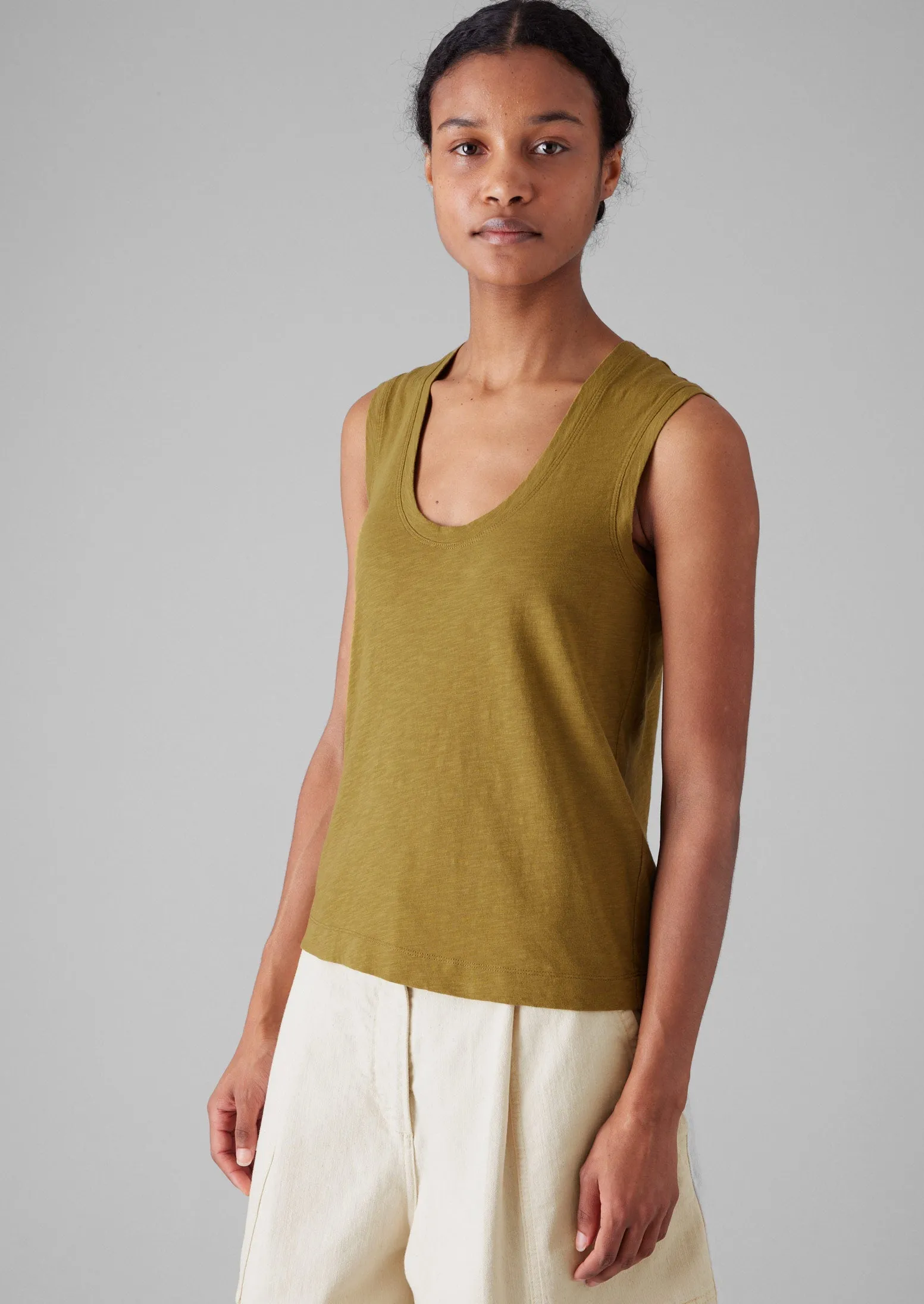 Cotton Sleeveless Tee | Leaf sold by TOAST product image thumbnail 2