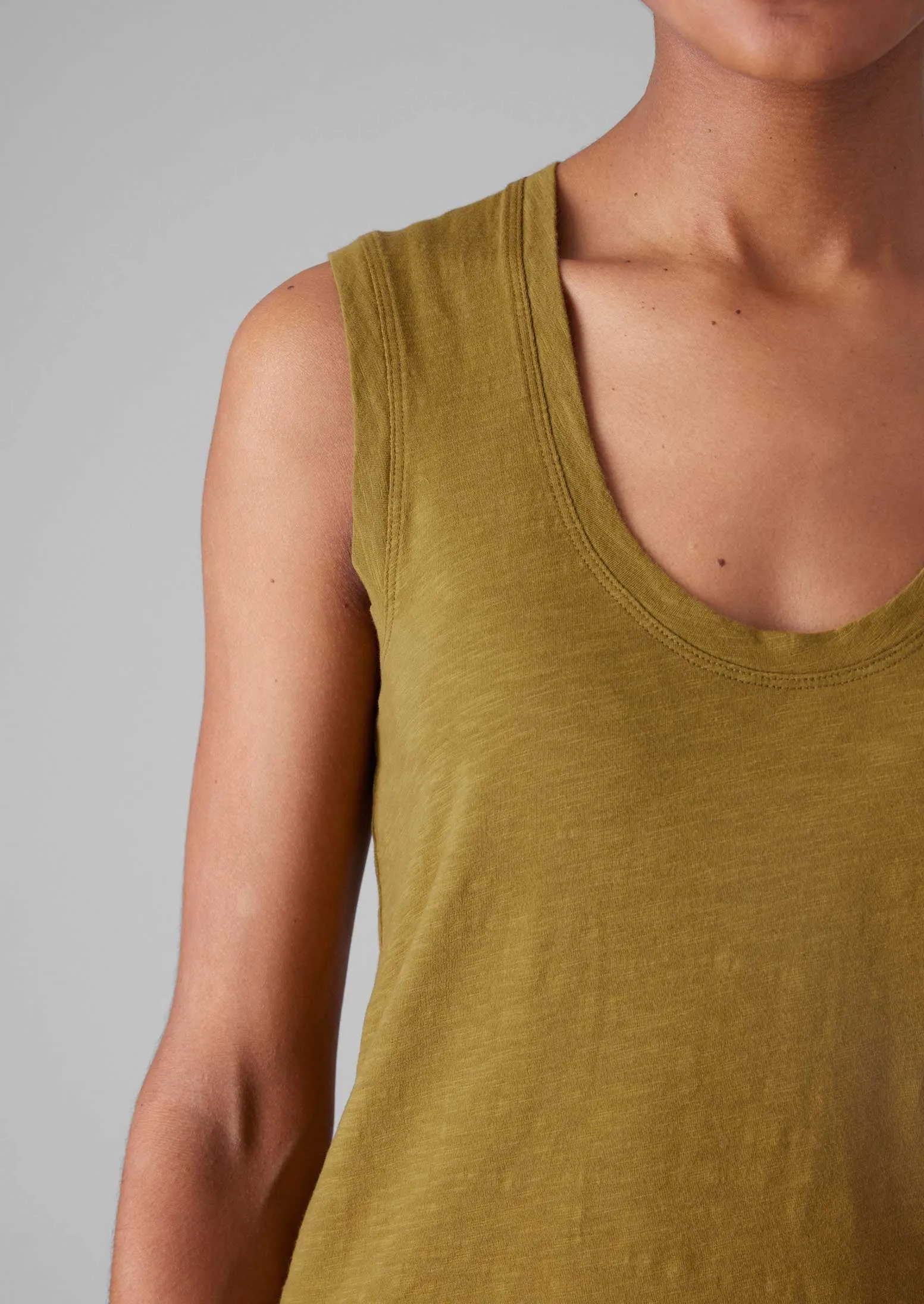 Cotton Sleeveless Tee | Leaf sold by TOAST product image thumbnail 3