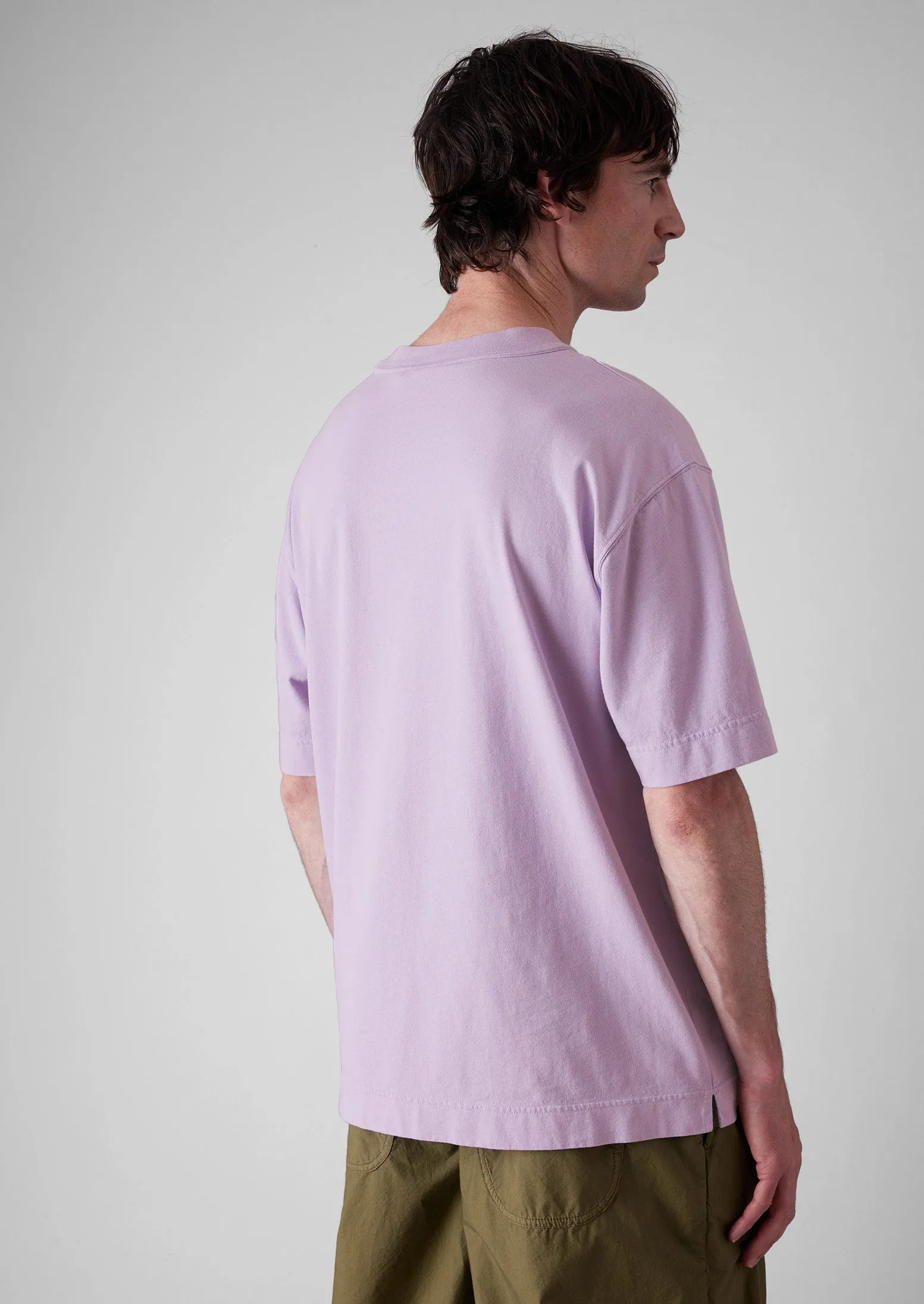 Garment Dyed Organic Cotton Tee | Wood Lilac sold by TOAST product image thumbnail 4