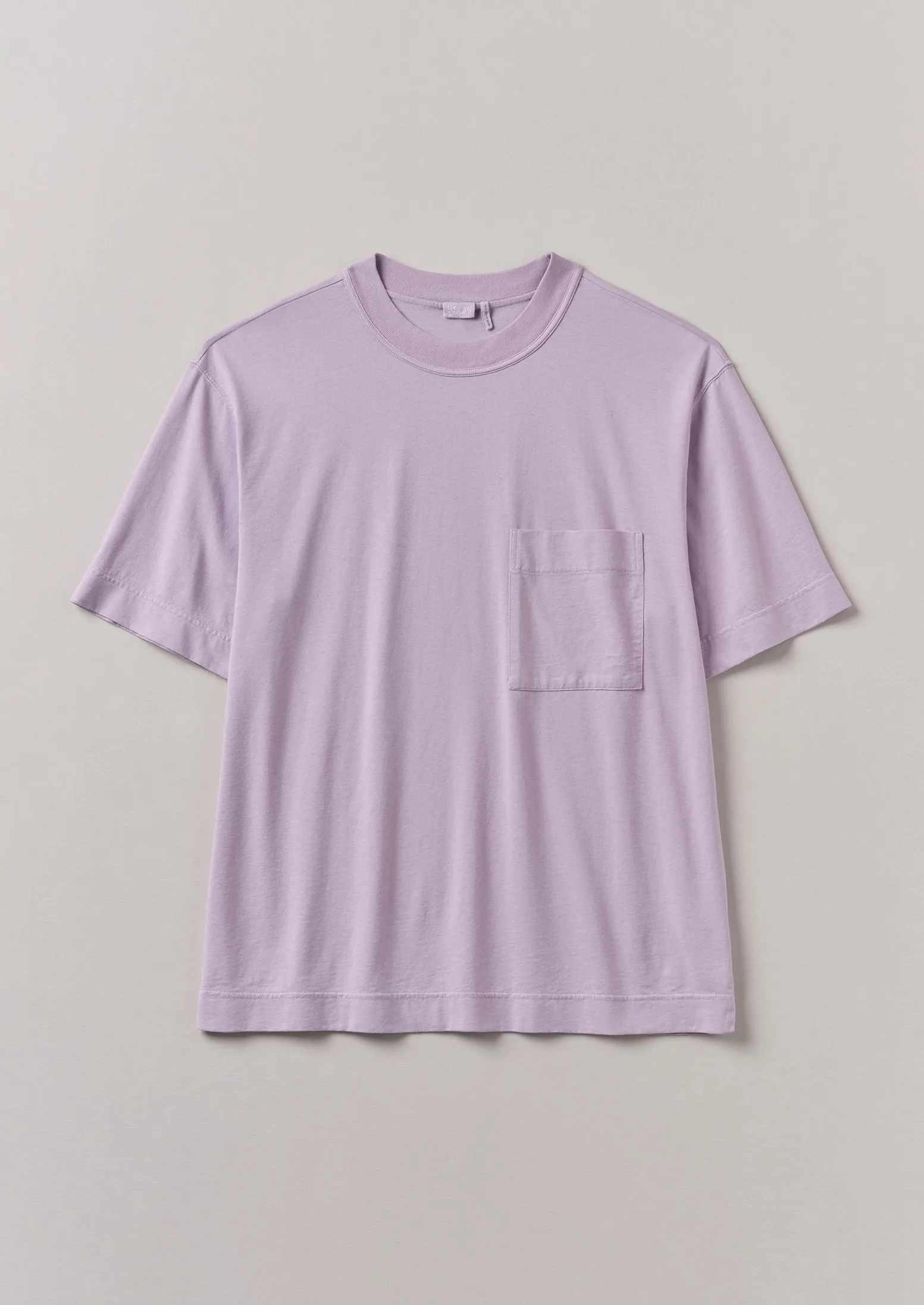 Garment Dyed Organic Cotton Tee | Wood Lilac sold by TOAST