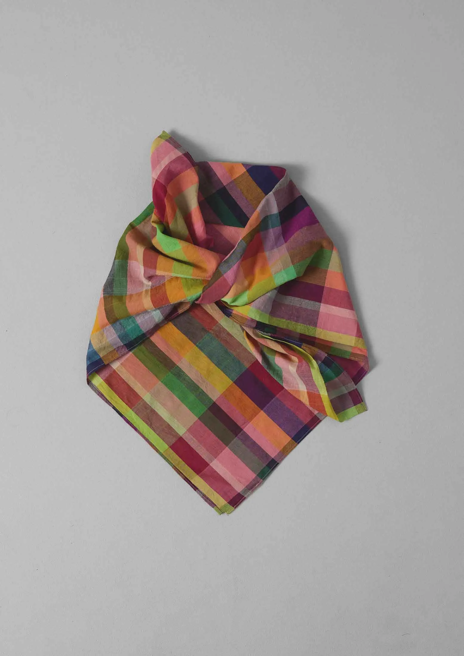 Check Cotton Mulmul Scarf | Multi sold by TOAST product image thumbnail 3