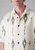 Kite Ikat Shirt | Navy/Ecru sold by TOAST