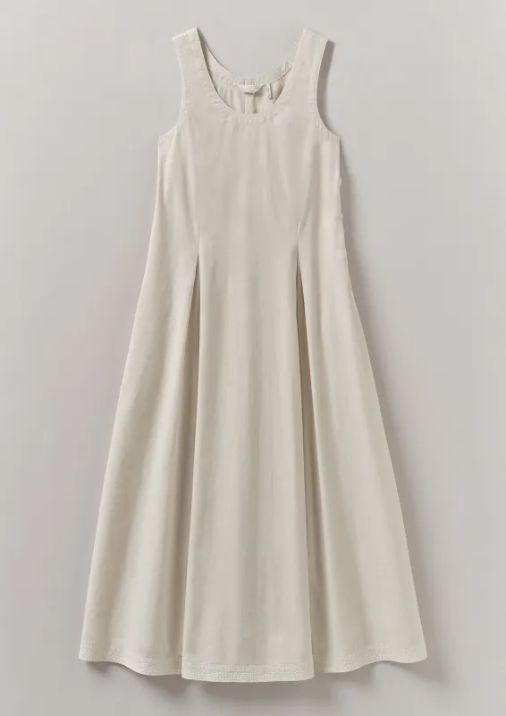Cotton Poplin Sun Dress | Raw Linen sold by TOAST
