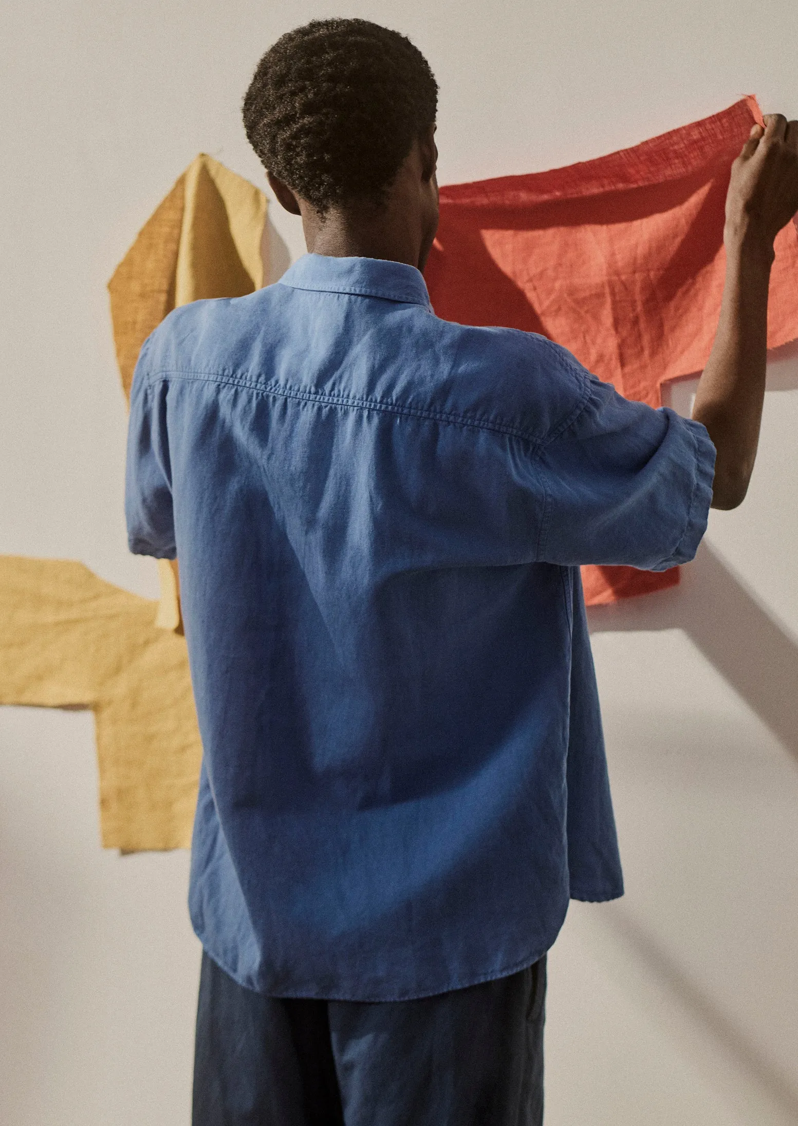 Pullover Short Sleeve Shirt | Sea Blue sold by TOAST product image thumbnail 2