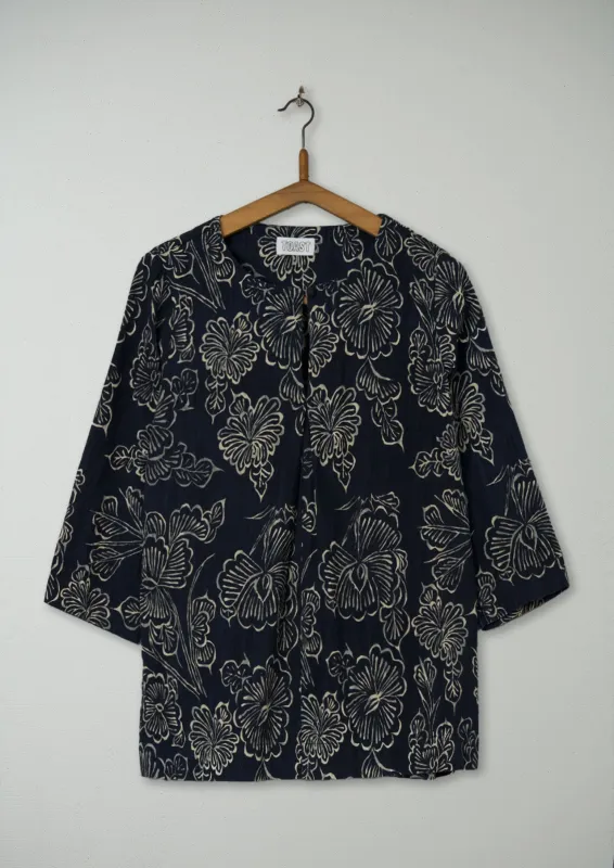 Reworn Batik Print Top Size 12 (433) | Multi sold by TOAST