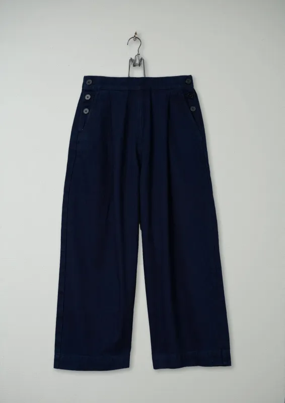 Reworn Lexi Denim Culottes Size 8 (513) | Indigo sold by TOAST