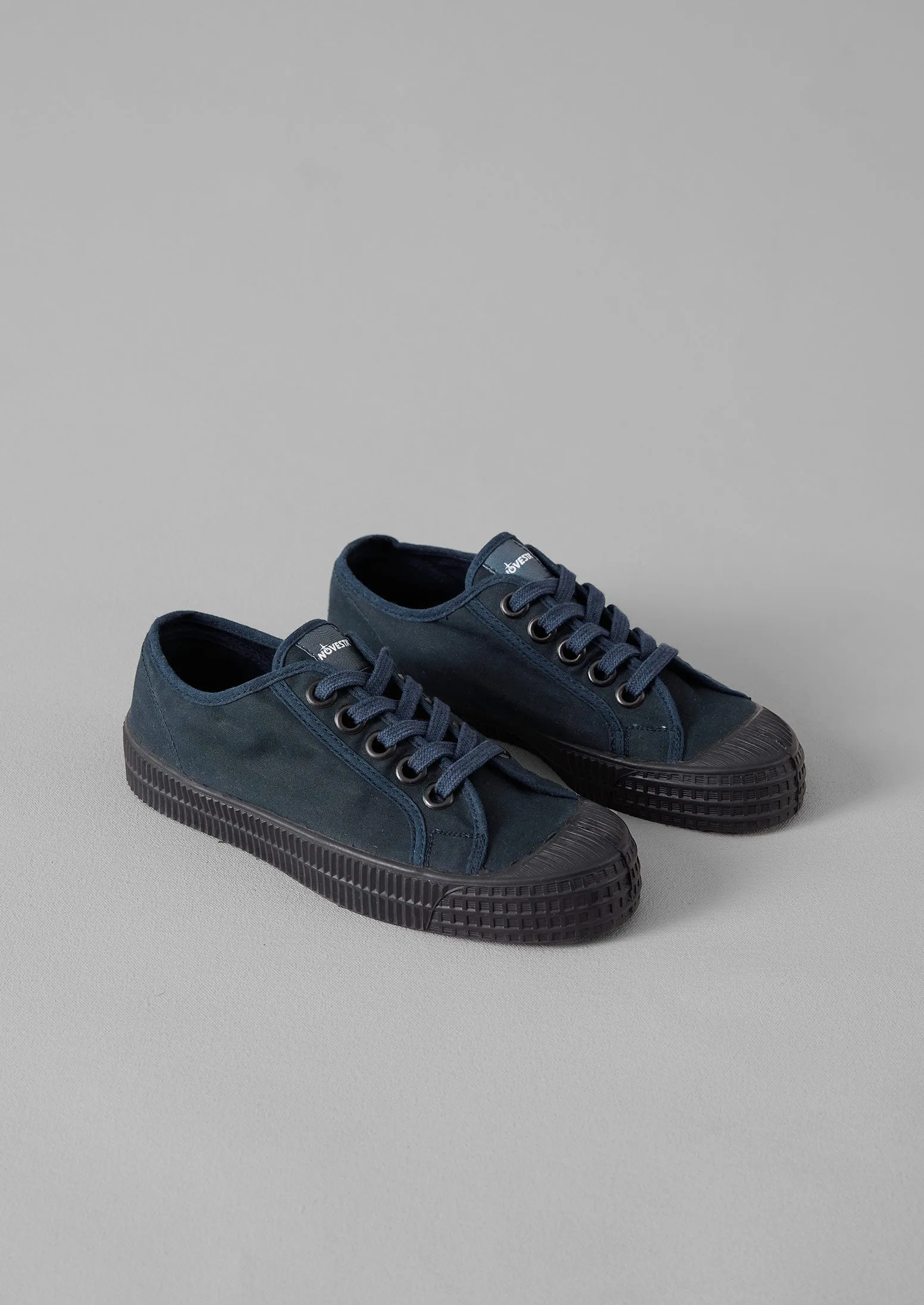 Novesta Star Master Waxed Cotton Plimsolls | Navy sold by TOAST product image thumbnail 3