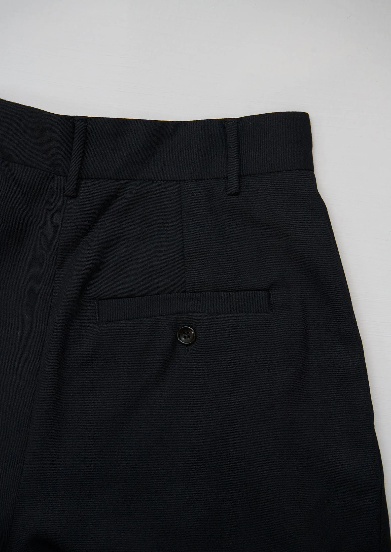 Reworn Wool Gaberdine Trousers Size 8 (499) | Black sold by TOAST product image thumbnail 2